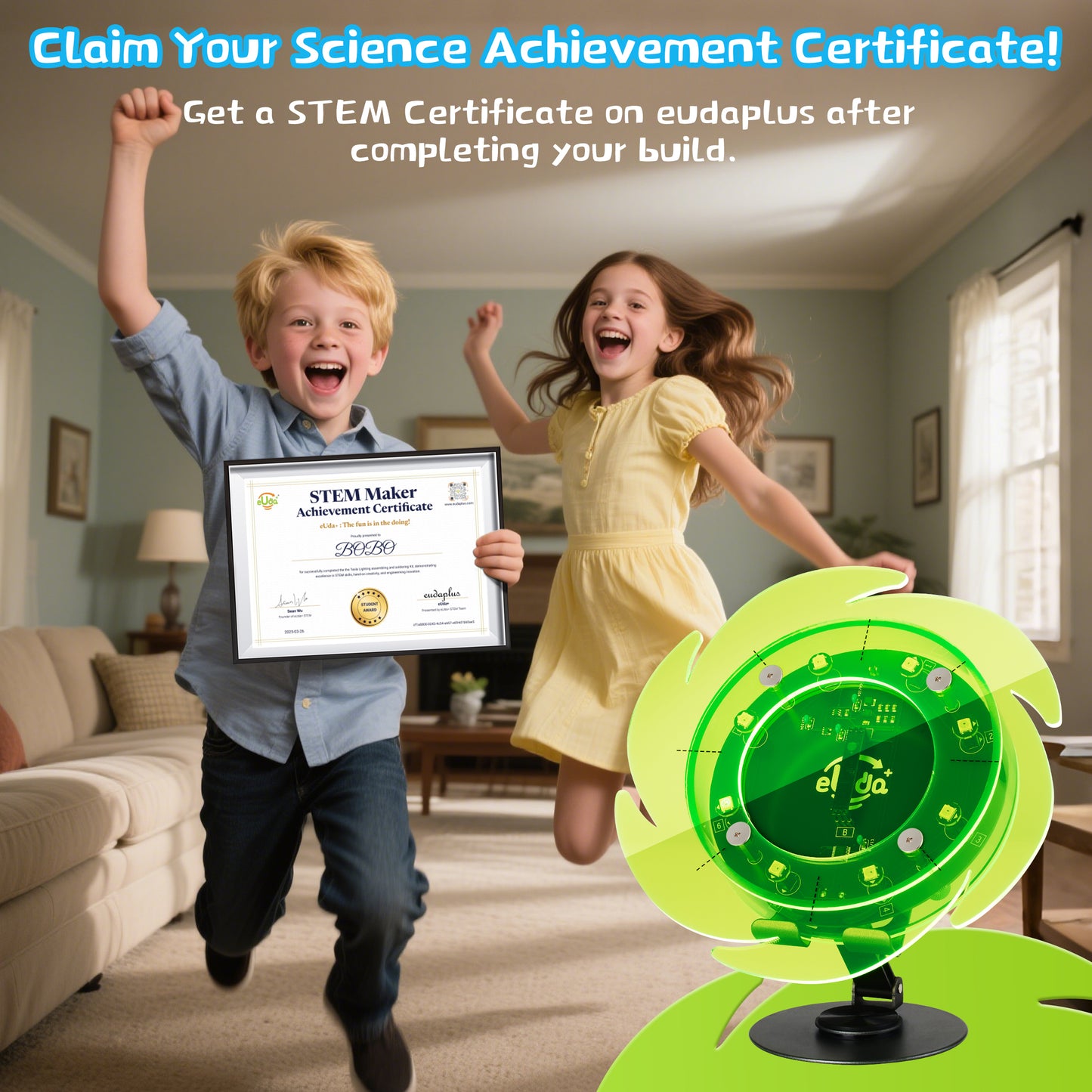 STEM DIY Soldering Spin the Wheel - Fun Science Kit for Kids & Teens