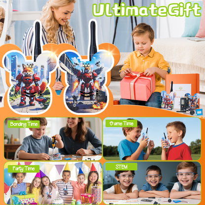 STEM DIY Assembly Walkie Talkie Kit  - Fun Science Kit for Kids & Teens