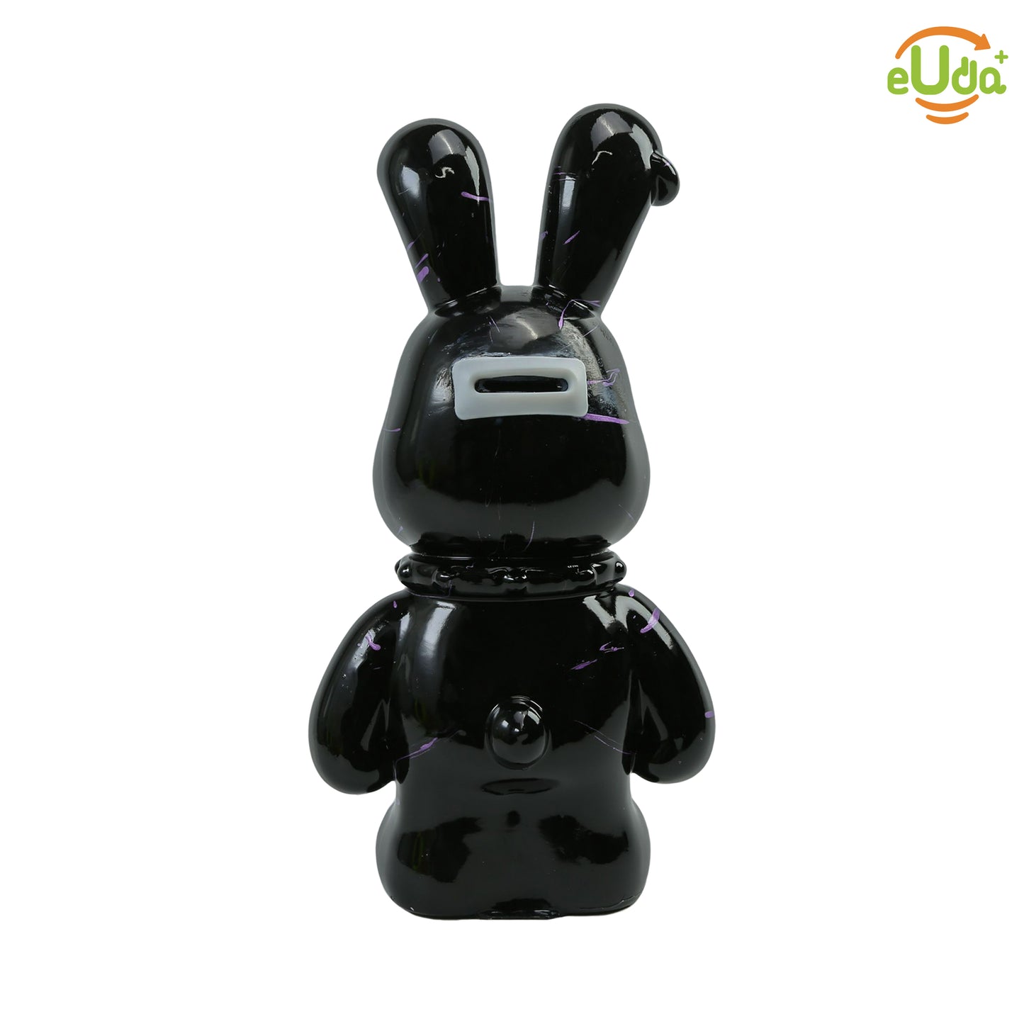 Viral Sensation: Handmade Fluid Bunny Figurine – Quirky, One-of-a-Kind Cartoon Sculpture | Polyresin Decor