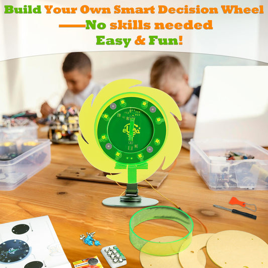 STEM DIY Assembly Spin the Wheel - Fun Science Kit for Kids & Teens