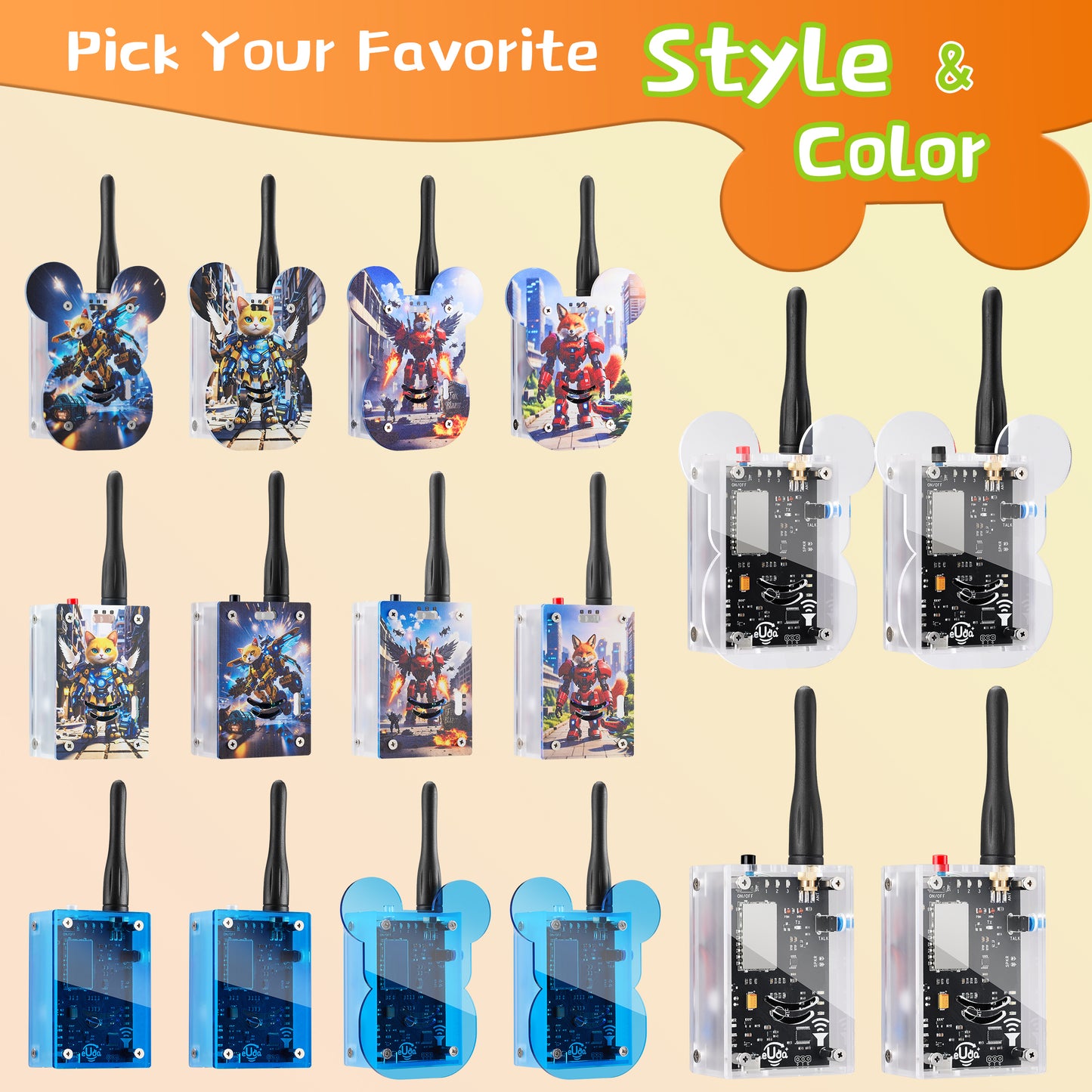 STEM DIY Assembly Walkie Talkie Kit  - Fun Science Kit for Kids & Teens