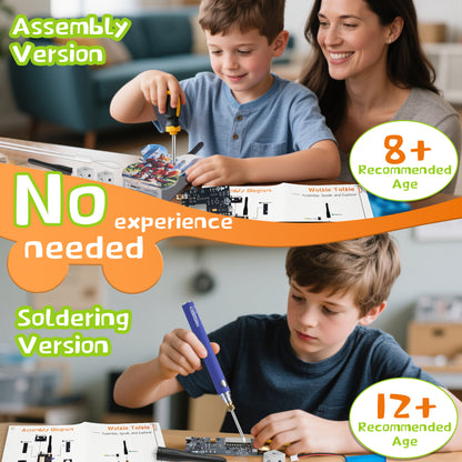 STEM DIY Assembly Walkie Talkie Kit  - Fun Science Kit for Kids & Teens