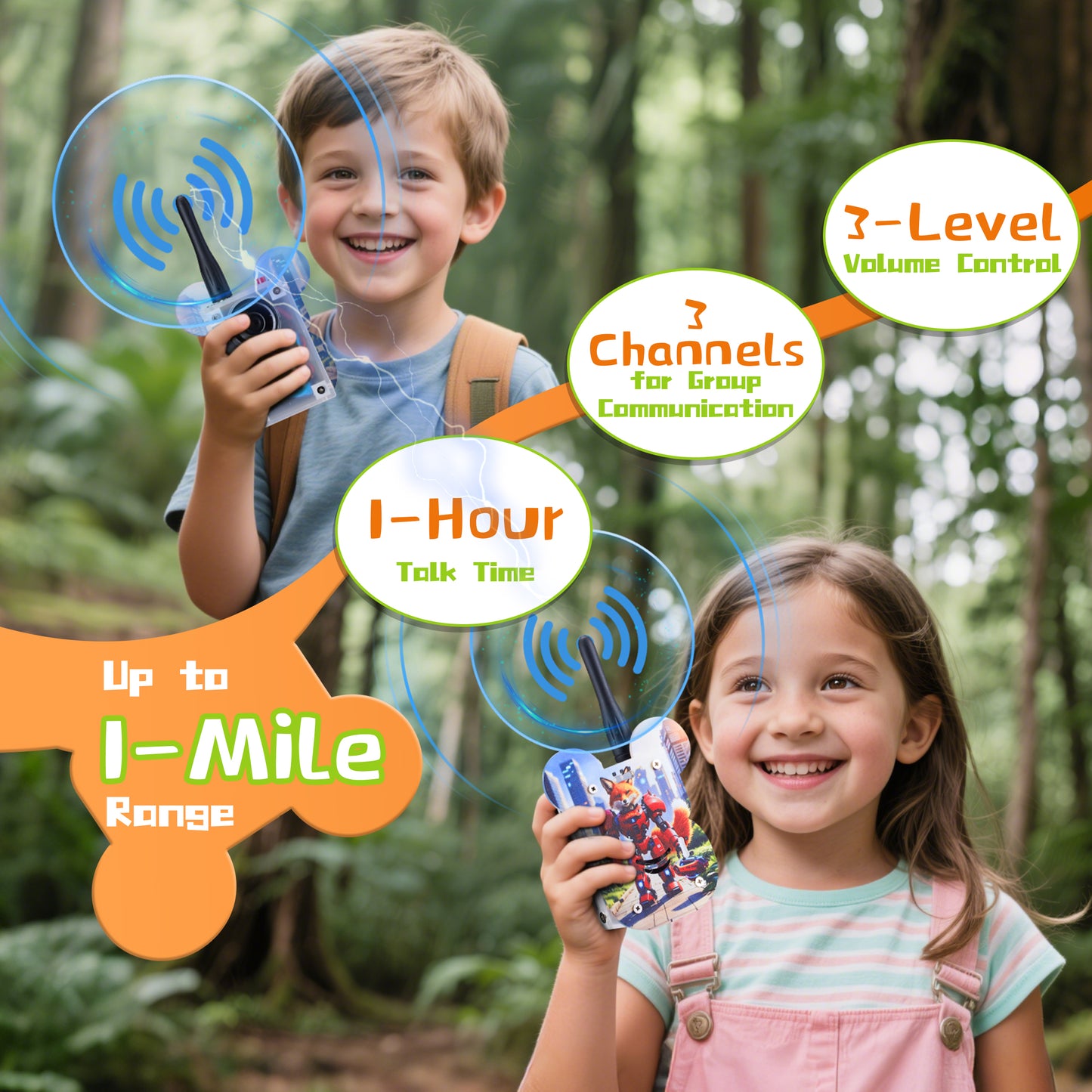 STEM DIY Assembly Walkie Talkie Kit  - Fun Science Kit for Kids & Teens