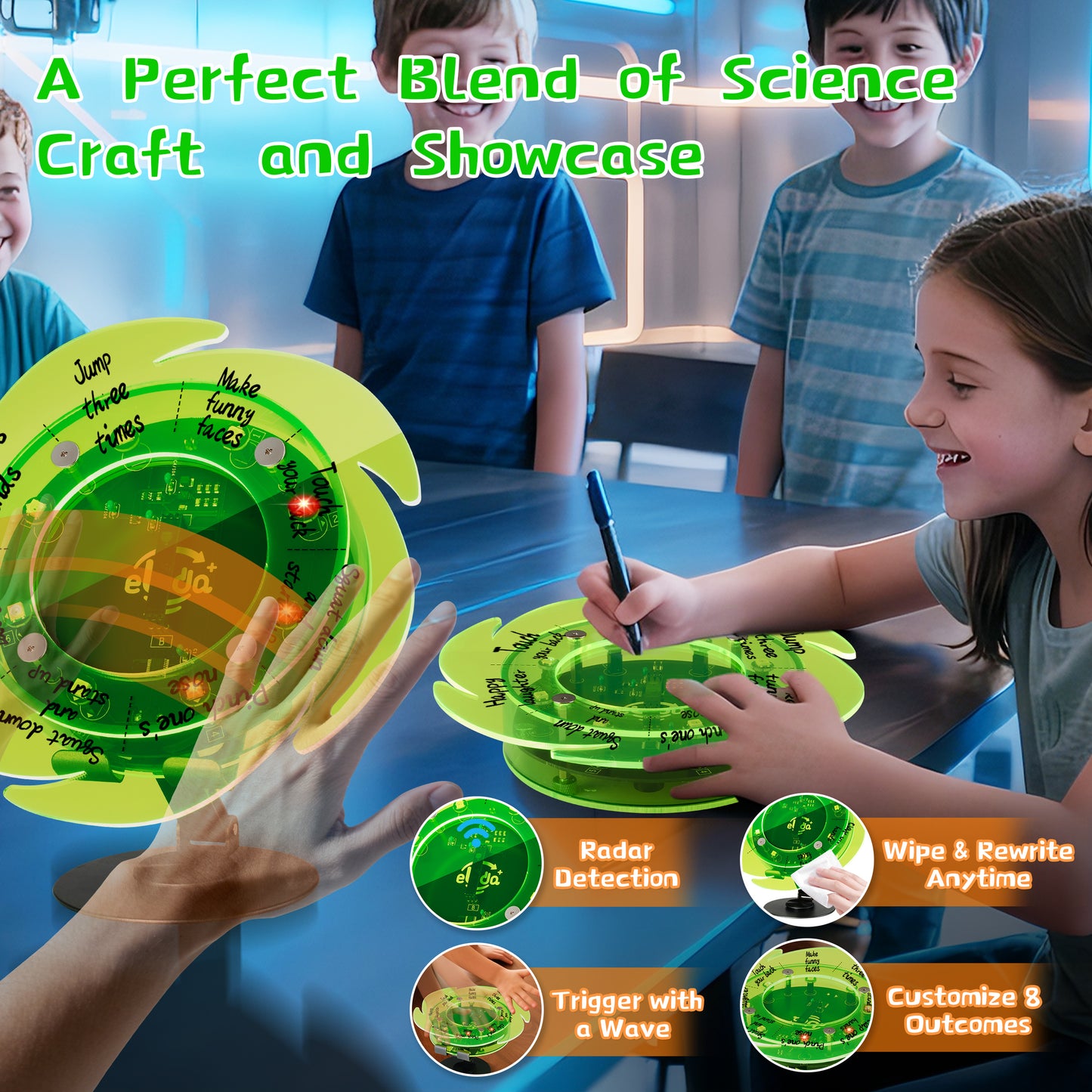 Spin The Wheel Soldering STEM Science Building Kit for Kids–Electronic Easy DIY Science Gadgets & Crafts–Unique Educational Gift Toys