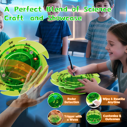 Spin The Wheel Soldering STEM Science Building Kit for Kids–Electronic Easy DIY Science Gadgets & Crafts–Unique Educational Gift Toys